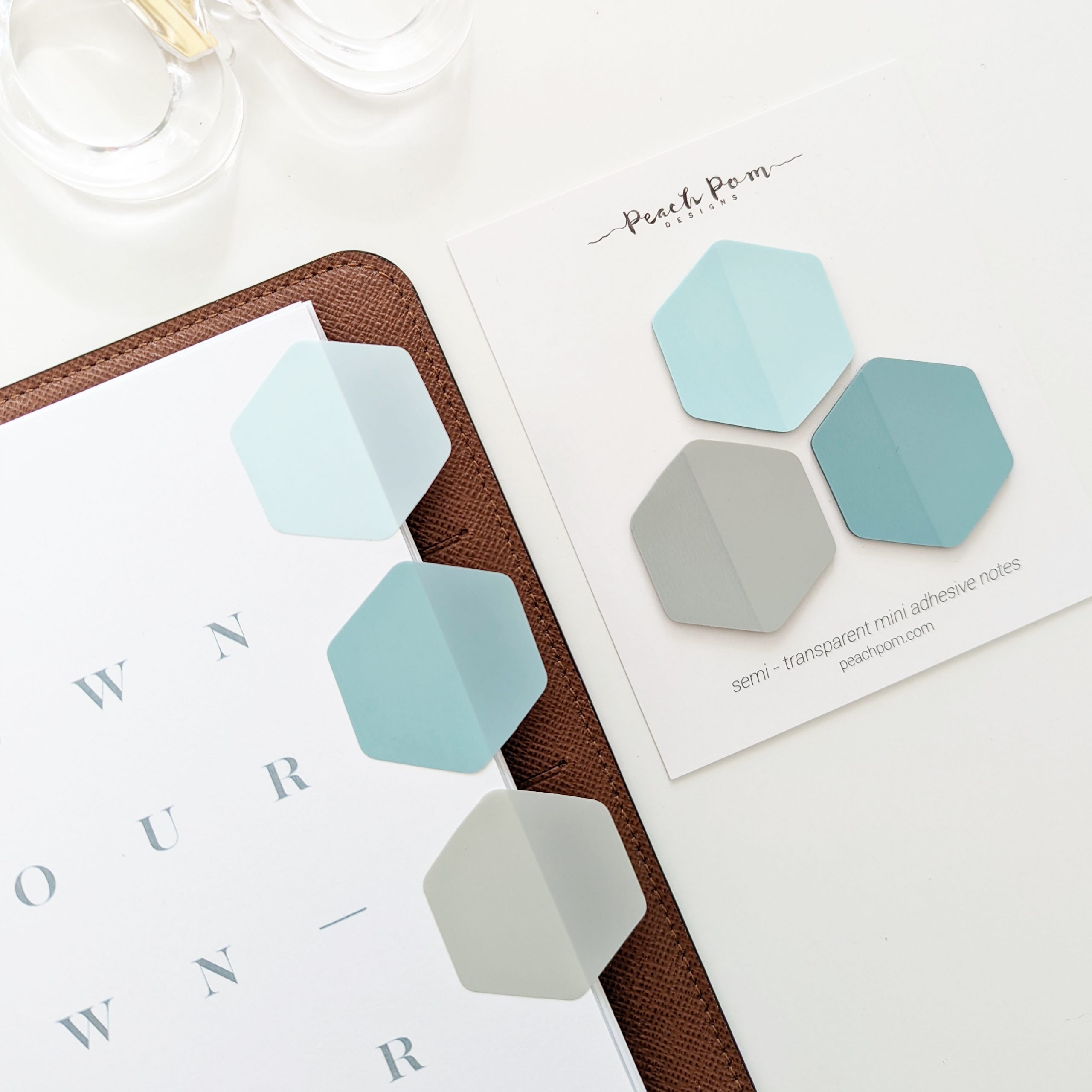 Hexagon Sticky Notes - Logovisual Ltd