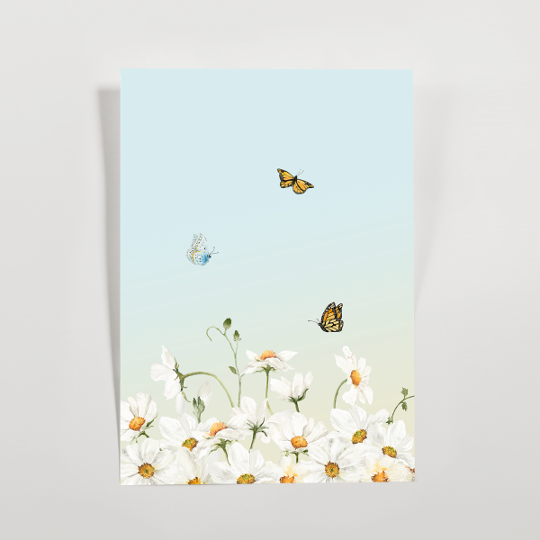 Field of Daisies - Journaling Card Dashboard